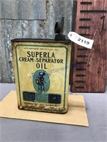 Superla Cream Separator Oil half gallon can