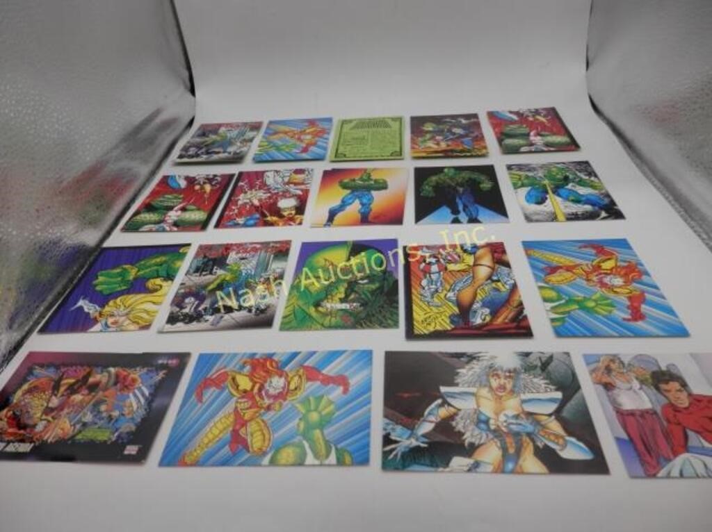 miscellaneous cards-some Marvel-approx 42