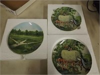 (3) Currier & Ives Series Collector Plates