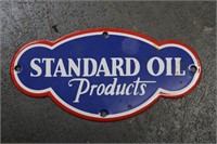 Porcelain Enamel Standard Oil Sign