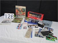 Group of Racing Cards & Automobile Related Items