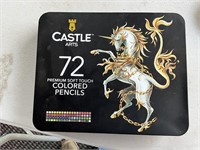 Castle art colored pencils missing a few