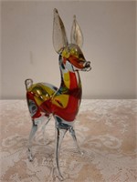Art glass deer