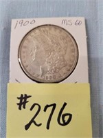 1900 Morgan Silver Dollar - MS-60