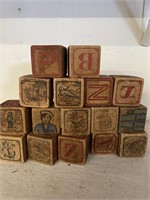 Vintage Children's Wooden Blocks