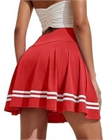 sz M Pleated Tennis Skirt Womens