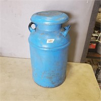 23" H Milk Can Has Dent