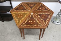6 PIECE TRIANGLE INLAYED ADJUSTABLE TABLE