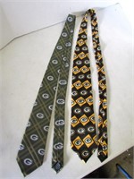 Two Unique Packers Ties