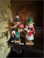 2 West German Figural Nut Crackers