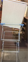 Laundry basket and rack