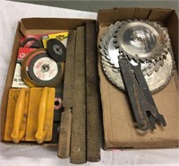 Saw blades grinder wheels etc.