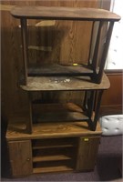 (2) end tables / stand
