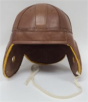 1920s Replica Illini Grange-Style Leather Helmet