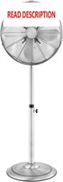 Pedestal Fan  Adjustable  3-Speed BLACK