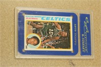 Graded Jojo White Basketball Card