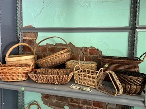 Large lot of Decorative baskets