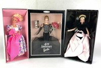 Assortment of Collectible Barbie Dolls, Lot of 3