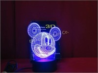 Creative 3-D Mickey Mouse Lamp
