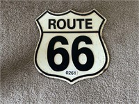 REPOP ROUTE 66 METAL SIGN