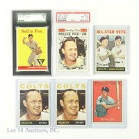 1958-1964 Topps Nellie Fox Cards (SGC/PSA) (16)