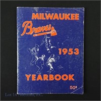 Signed 1953 Milwaukee Braves Yearbook (26 Autos)