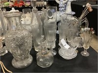 Glassware, Goebel Figural Vase.