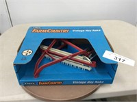 Ertl Farm Country Vintage Hay Rake, 1/16 scale