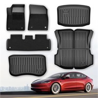 Femibon Tesla Model 3 Carpet Floor Mats with Carpe