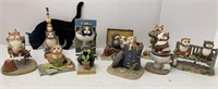 Comic & Curious Cats Resin Cat Figures