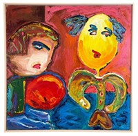 Lisa Rietveld "Mom and Dad IV" Acrylic on Canvas