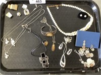 Jewelry to include necklace and earring sets.