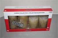 ASHLAND CANDLE COLLECTION LED W/REMOTE CANDLES