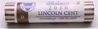 GEM RED 2010 ROLL OF LINCOLN CENTS