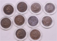 10 INDIAN HEAD CENTS