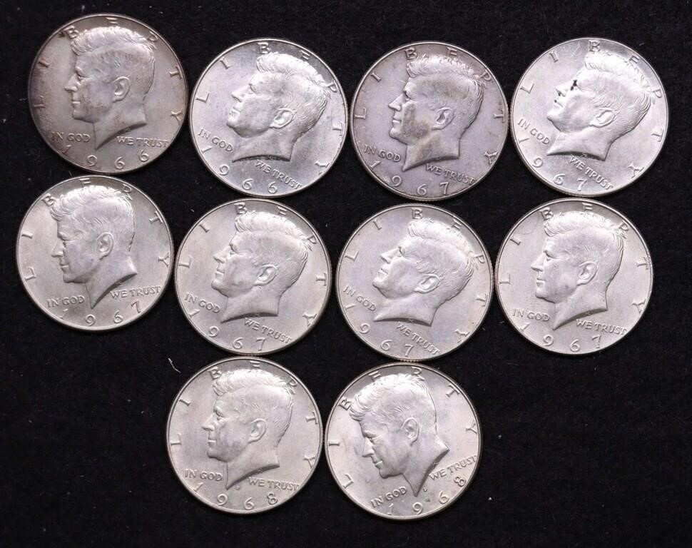 White Marble Coin Auction