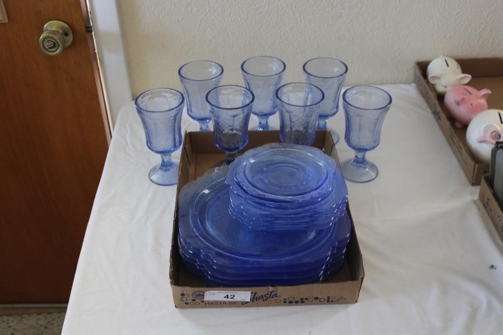 Depression era dish set