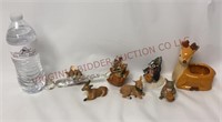 Reindeer Planter, Figurines & Woodland Ornaments