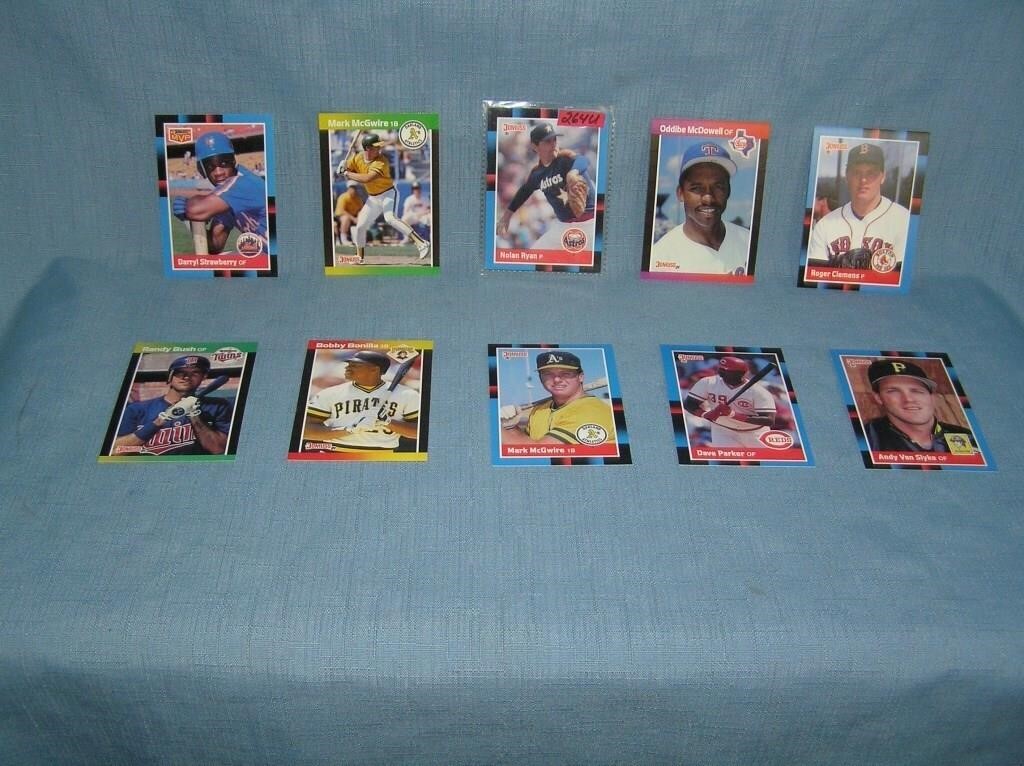 Collection of vintage all star baseball cards