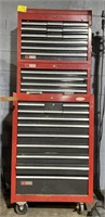 (A) Sears Craftsman Tool Cabinet with Contents No