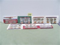 (6) US Mint Sets – (2) 1987, (3) 1988, (1) 1993,