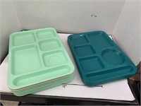 Plastic Lunch Trays