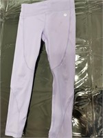 Used (Size S) sport leggings purple 




S