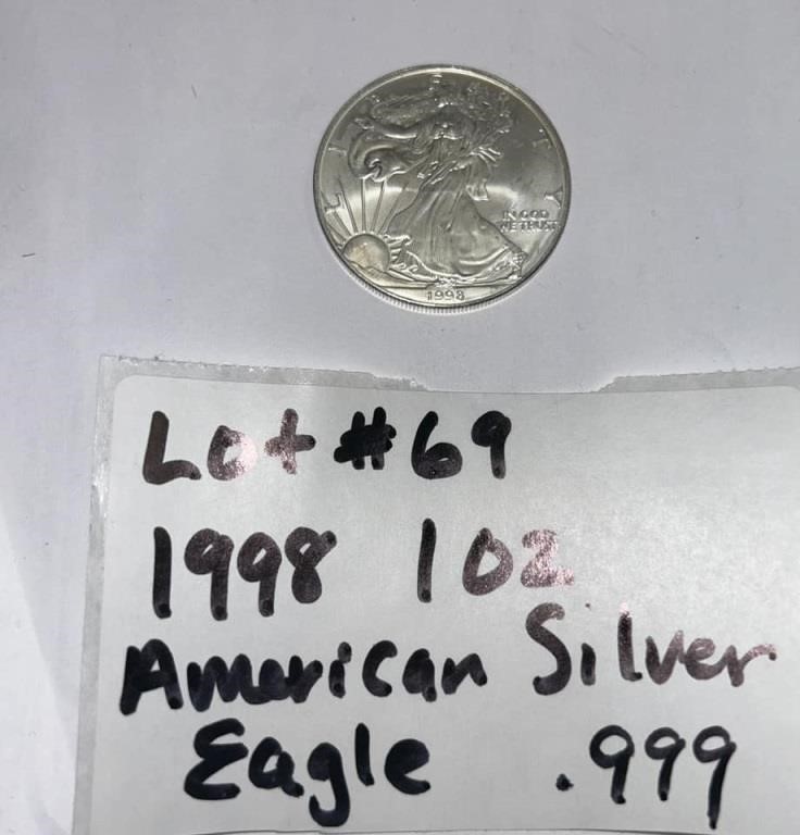 GOLD & SILVER COIN AUCTION THURS. MAY 30TH