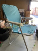 Beach wave beach chair (STAINED)