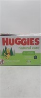 Box Lot of 9 Huggies Natural Care Baby Wipes