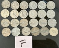 T - LOT OF COLLECTIBLE NICKLES (F)