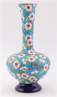Emaux de Longwy Floral Vase