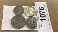 Standing liberty silver quarter, 1964 Quarter,