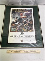 Packers Super Bowl XXXI Champions Framed Poster